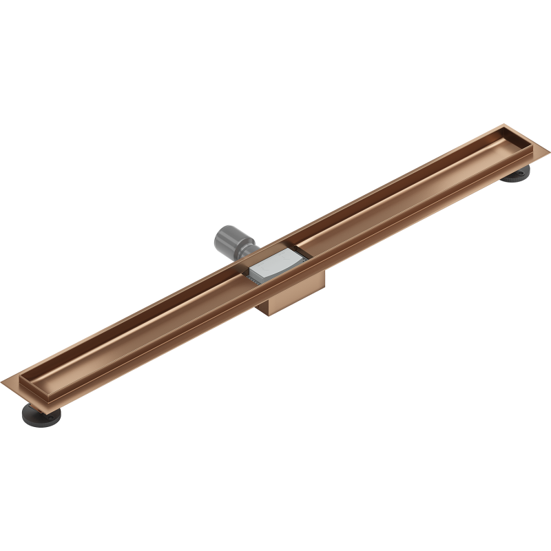 Mexen Flat corps pour drainage linéaire 100 cm, cuivre brossé - 1C15100