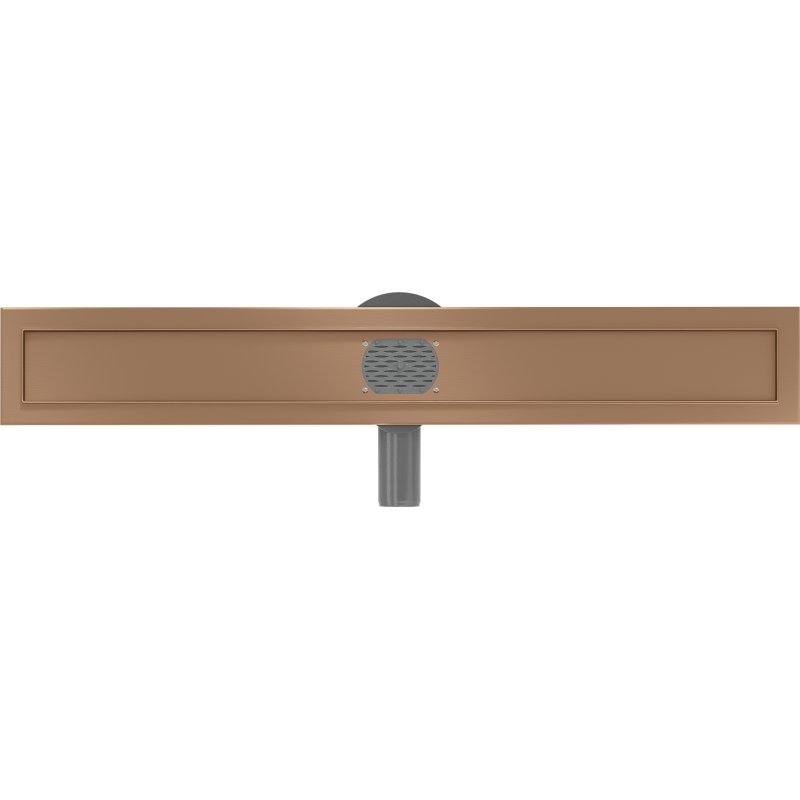 Mexen Flat 360° corps pour évacuation linéaire rotative 50 cm, cuivre brossé - 1C40050