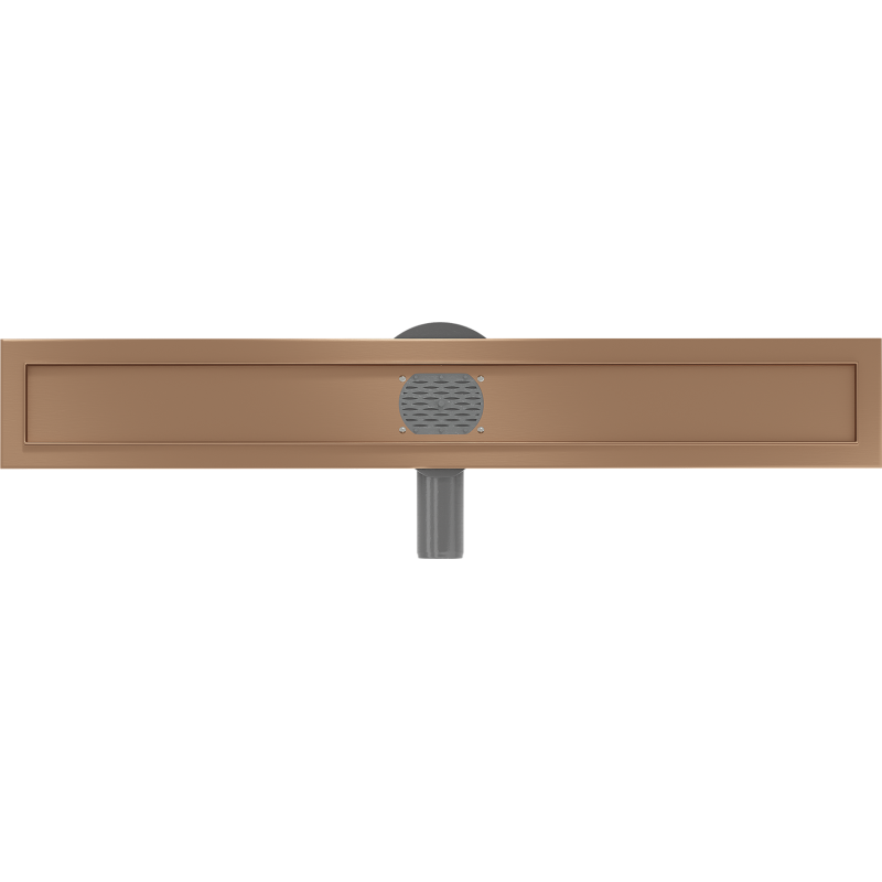 Mexen Flat 360° corps pour drain linéaire rotatif 60 cm, cuivre brossé - 1C40060