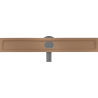 Mexen Flat 360° corps pour drain linéaire rotatif 60 cm, cuivre brossé - 1C40060