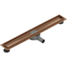 Mexen Flat 360° corps pour drain linéaire rotatif 60 cm, cuivre brossé - 1C40060