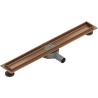 Mexen Flat 360° corps pour drain linéaire rotatif 70 cm, cuivre brossé - 1C40070