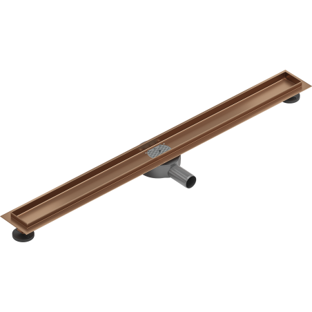 Mexen Flat 360° corps pour drain linéaire pivotant 80 cm, cuivre brossé - 1C40080