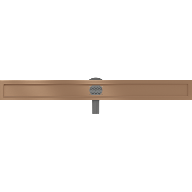Mexen Flat 360° corps pour drain linéaire pivotant 80 cm, cuivre brossé - 1C40080