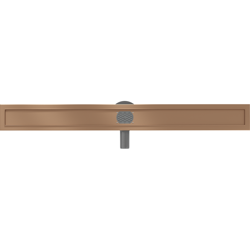 Mexen Flat 360° corps pour drain linéaire rotatif 100 cm, cuivre brossé - 1C40100