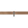 Mexen Flat 360° corps pour drain linéaire rotatif 100 cm, cuivre brossé - 1C40100