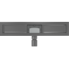 Mexen Flat corps pour canalisation linéaire 50 cm, gris acier brossé - 1E15050