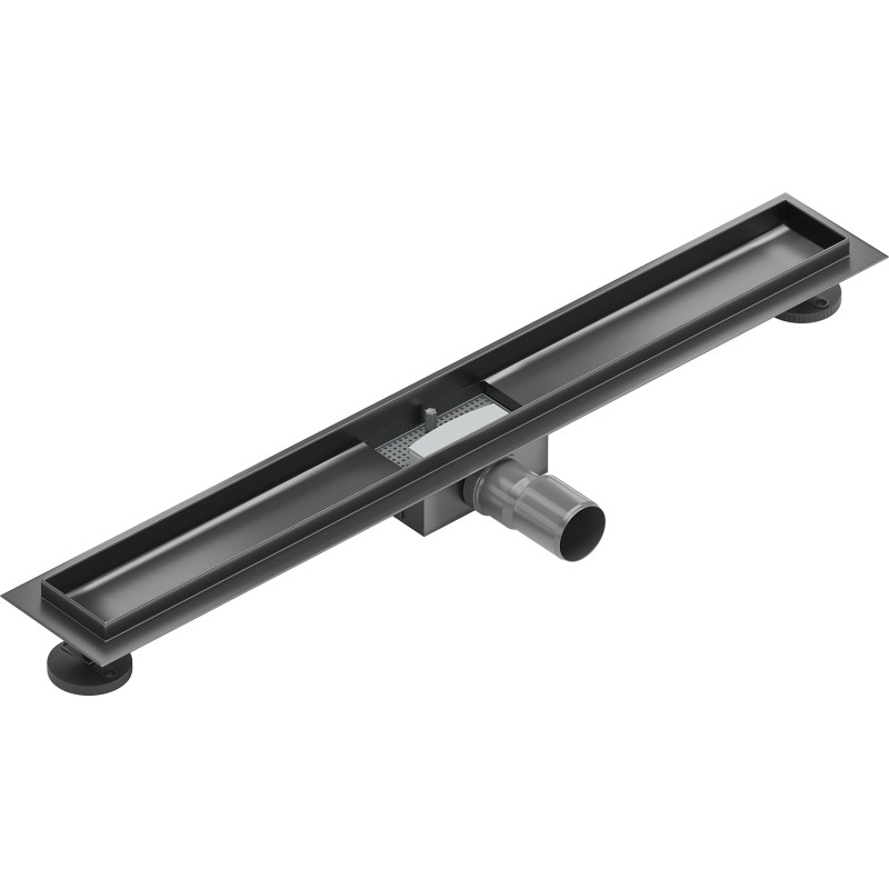 Mexen Flat corps pour drain linéaire 70 cm, gris arme brossé - 1E15070