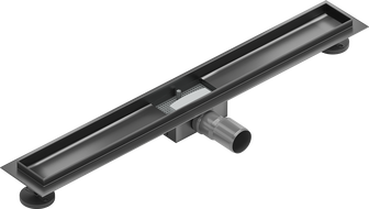Mexen Flat corps pour drain linéaire 80 cm, gris canon brossé - 1E15080