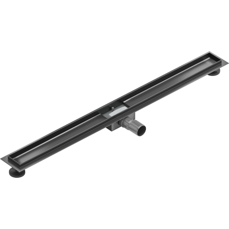 Mexen Flat corps pour drain linéaire 90 cm, gun gray brossé - 1E15090