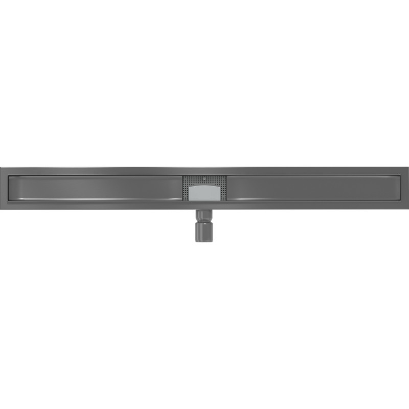 Mexen Flat corps pour drain linéaire 90 cm, gun gray brossé - 1E15090