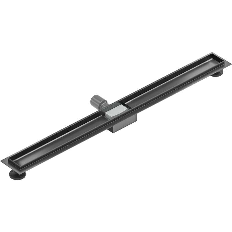 Mexen Flat corps pour drain de douche linéaire 100 cm, gris pistolet brossé - 1E15100