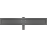 Mexen Flat 360° corps de caniveau linéaire rotatif 50 cm, gris canon brossé - 1E40050