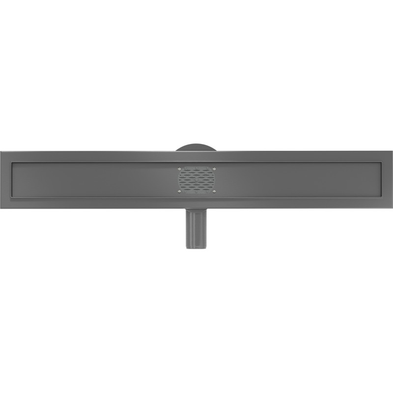 Mexen Flat 360° corps pour caniveau linéaire pivotant 60 cm, gris canon brossé - 1E40060