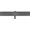 Mexen Flat 360° corps pour caniveau linéaire pivotant 60 cm, gris canon brossé - 1E40060