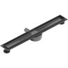 Mexen Flat 360° corps pour caniveau linéaire pivotant 60 cm, gris canon brossé - 1E40060