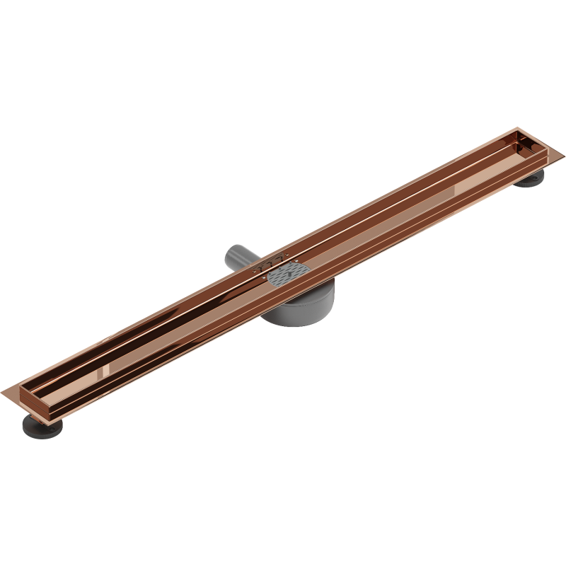 Mexen Flat 360° corps pour drain linéaire rotatif 100 cm, or rose - 1640100