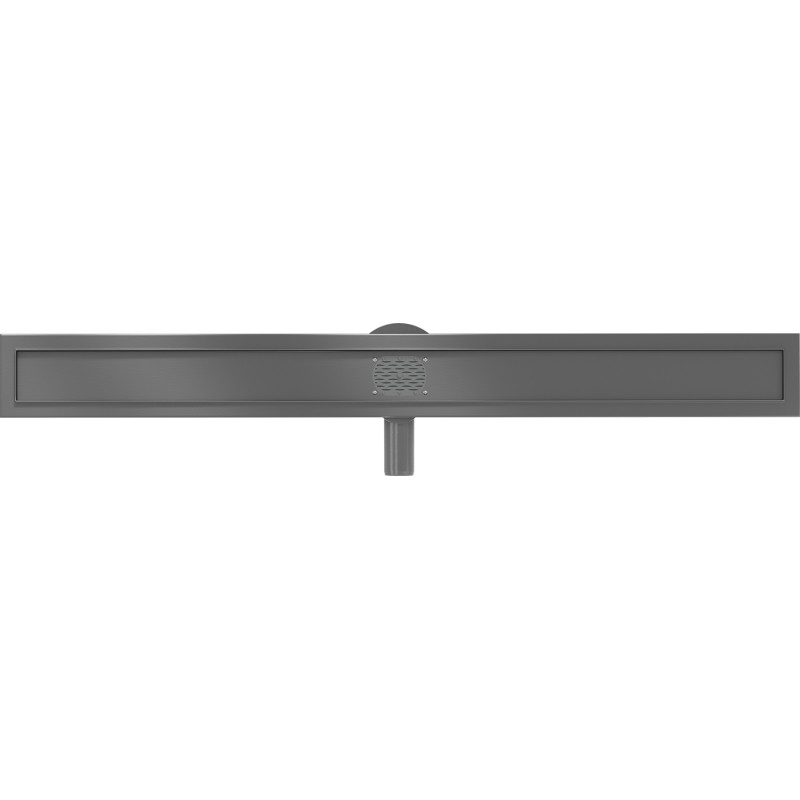 Mexen Flat 360° corps pour canalisation linéaire rotatif 80 cm, gris canon brossé - 1E40080