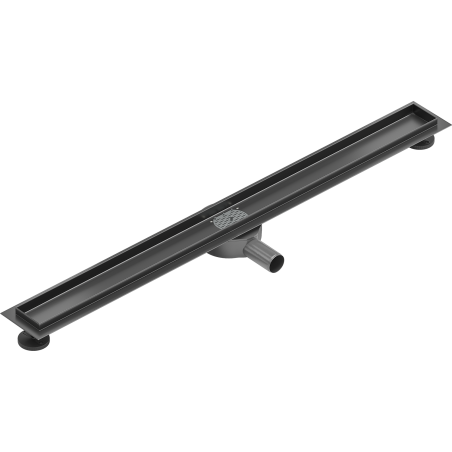 Mexen Flat 360° corps pour drain linéaire pivotant 90 cm, gris foncé brossé - 1E40090