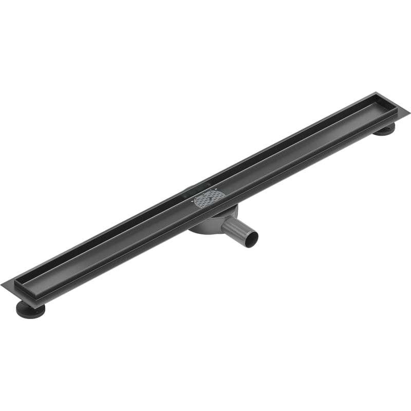 Mexen Flat 360° corps pour écoulement linéaire rotatif 100 cm, gun gray brossé - 1E40100
