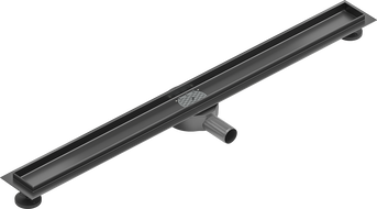 Mexen Flat 360° corps pour écoulement linéaire rotatif 100 cm, gun gray brossé - 1E40100