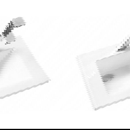 Mexen Alir lavabo encastré dans le comptoir 34 x 55 cm, Blanc - 25503400