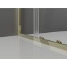 Mexen Exo-3S cabine de douche à 3 parois coulissante 160 x 85 cm, transparent, or - 8152-160-085-50-00-3S
