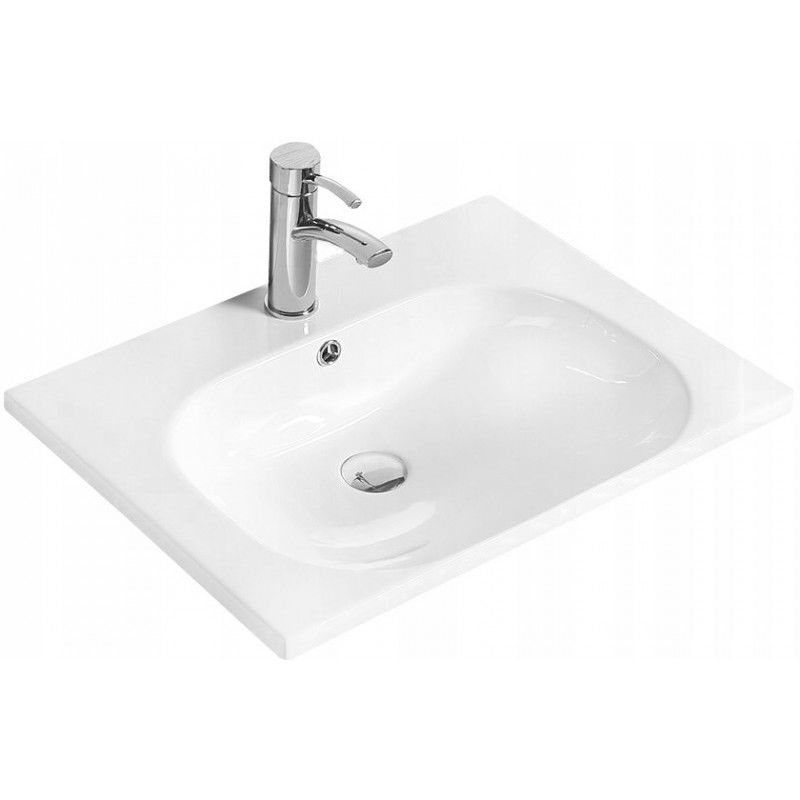 Mexen Erika évier encastré dans le plan 60 x 47 cm, blanc - 25526000