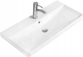 Mexen Dagna lavabo encastré dans le plan 81 x 39 cm, blanc - 21998000
