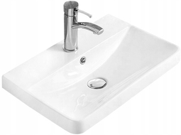 Mexen Dagna lavabo encastré dans le comptoir 60 x 35 cm, Blanc - 21996000