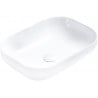 Mexen Daria lavabo à poser 50 x 35 cm, blanc - 21935000