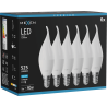 Mexen Nova 6x Ampoule LED flamme E14, C37, 5W, Froide - 6500K, 525 lm - L106-E14-0565-01x06