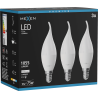 Mexen Nova 3x Ampoule LED flamme E14, C37, 10W, Neutre - 4000K, 1055 lm - L106-E14-1040-01x03