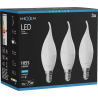 Mexen Nova 3x Ampoule LED flamme E14, C37, 10W, Froid - 6500K, 1055 lm - L106-E14-1065-01x03