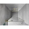 Mexen Mist-H L porte de douche pivotante gauche 85 cm, transparent, doré - 8A5L-085-000-50-00-L