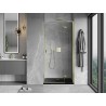 Mexen Mist-H L porte de douche pivotante droite 75 cm, transparent, doré - 8A5L-075-000-50-00-P