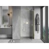 Mexen Mist-H L porte de douche battante droite 95 cm, transparent, doré - 8A5L-095-000-50-00-P