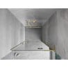 Mexen Mist-H L porte de douche battante droite 105 cm, transparent, doré - 8A5L-105-000-50-00-P