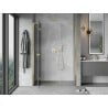 Mexen Mist-H L porte de douche battante gauche 145 cm, transparent, dorée - 8A5L-145-001-50-00-L