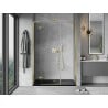 Mexen Mist-H L porte de douche pivotante gauche 150 cm, transparent, doré - 8A5L-150-001-50-00-L