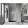Mexen Mist-H L porte de douche pivotante gauche 100 cm, transparent, doré brossé - 8A5L-100-000-55-00-L