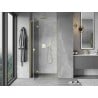 Mexen Mist-H L porte de douche battante gauche 120 cm, transparent, doré brossé - 8A5L-120-000-55-00-L
