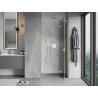 Mexen Mist-H L porte de douche à charnière droite 110 cm, transparent, or brossé - 8A5L-110-000-55-00-P