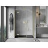 Mexen Mist-H L porte de douche pivotante gauche 120 cm, transparent, doré brossé - 8A5L-120-001-55-00-L