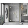 Mexen Mist-H L porte de douche pivotante gauche 140 cm, transparent, or brossé - 8A5L-140-001-55-00-L