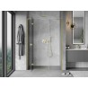 Mexen Mist-H L porte de douche pivotante gauche 140 cm, transparent, or brossé - 8A5L-140-001-55-00-L