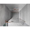 Mexen Mist-H L porte de douche pivotante gauche 70 cm, transparent, cuivre brossé - 8A5L-070-000-65-00-L