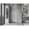 Mexen Mist-H L porte de douche pivotante gauche 95 cm, transparent, cuivre brossé - 8A5L-095-000-65-00-L