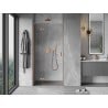 Mexen Mist-H L porte de douche pivotante gauche 105 cm, transparent, cuivre brossé - 8A5L-105-000-65-00-L