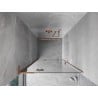 Mexen Mist-H L porte de douche pivotante gauche 110 cm, transparent, cuivre brossé - 8A5L-110-000-65-00-L